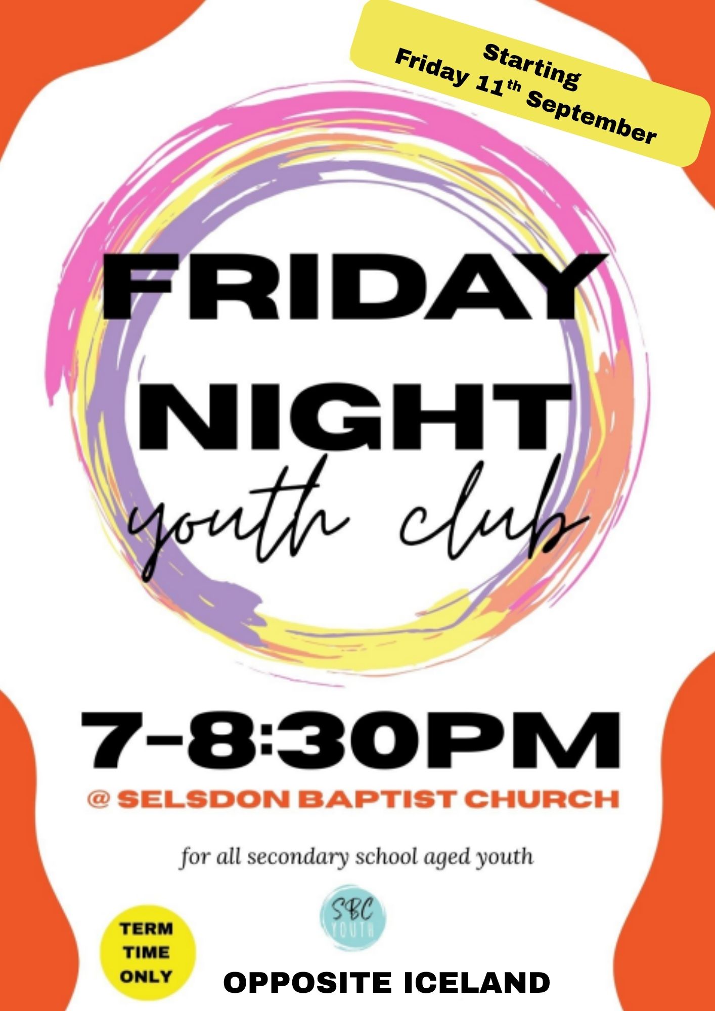 Friday night Youth Club!